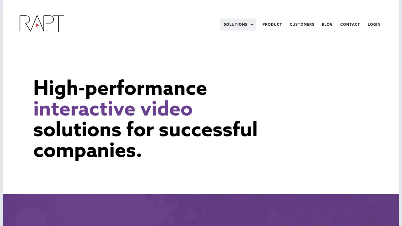 Rapt Media screenshot