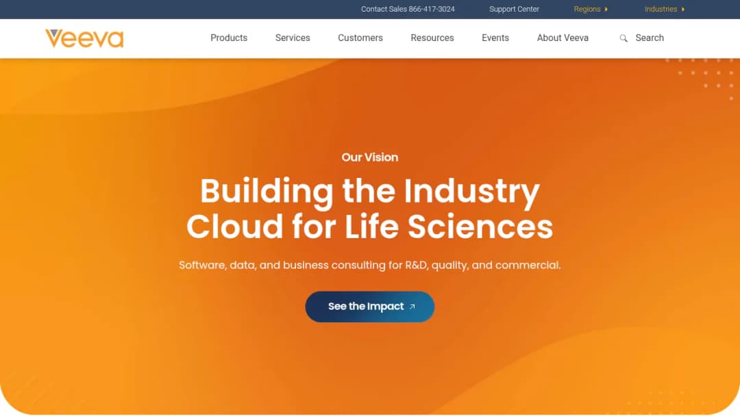 Veeva screenshot