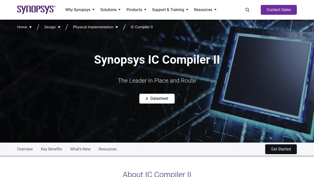 Synopsys IC Compiler II screenshot