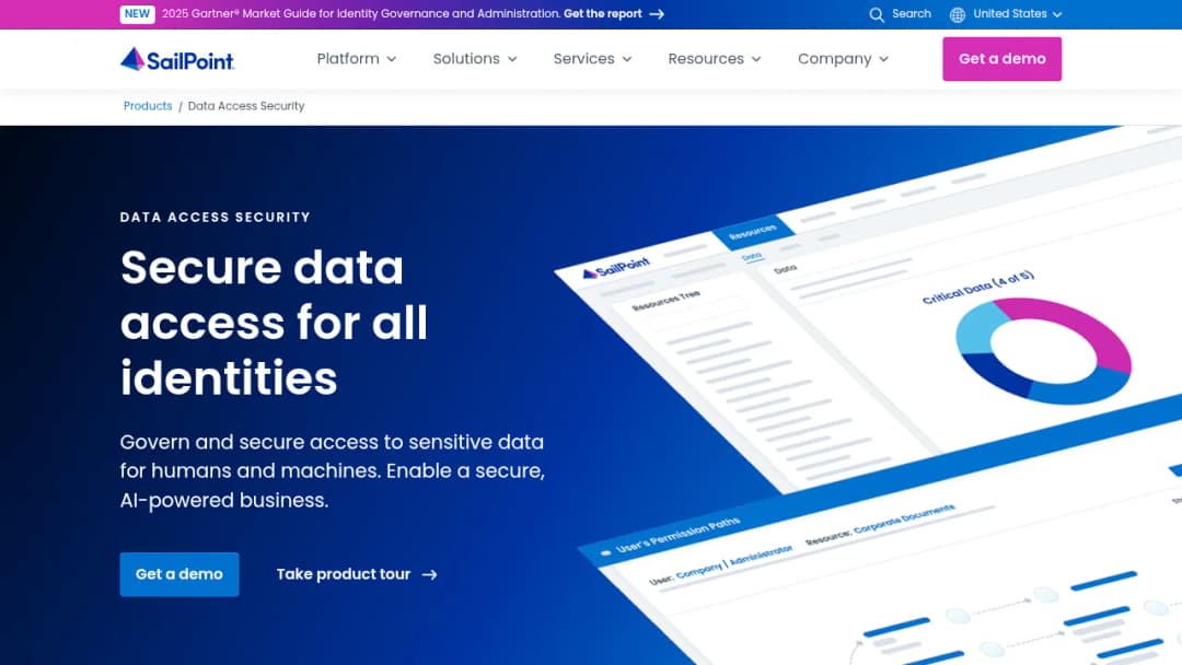 SailPoint Data Access Security screenshot