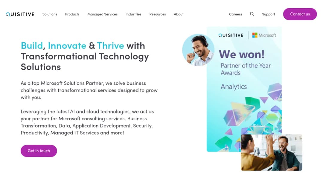 Quisitive Technology Solutions screenshot