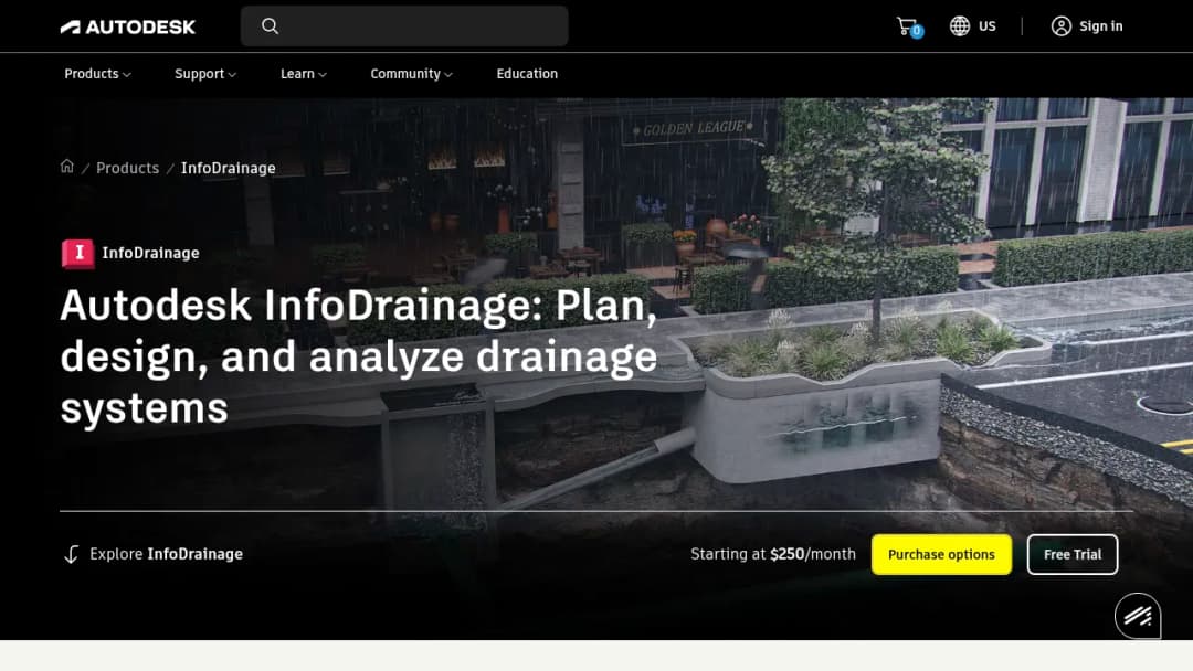 Autodesk InfoDrainage screenshot
