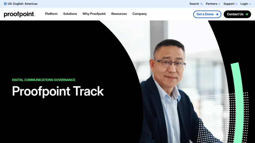 Proofpoint Track screenshot