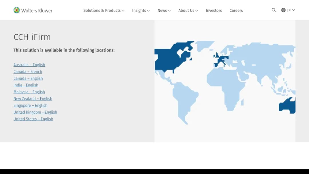 Wolters Kluwer CCH iFirm UK screenshot