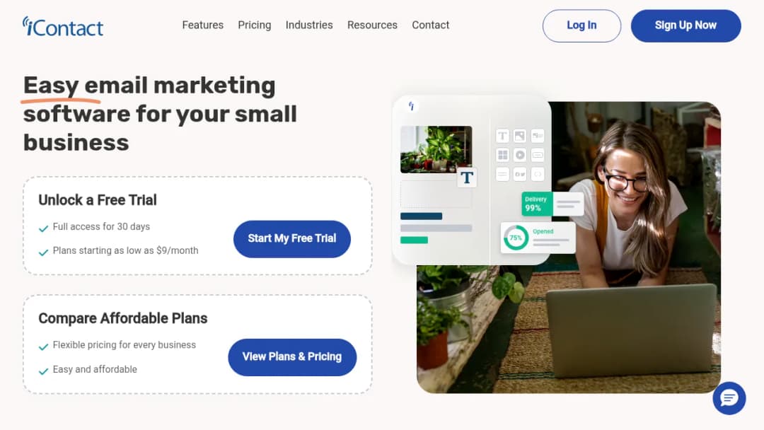 iContact screenshot