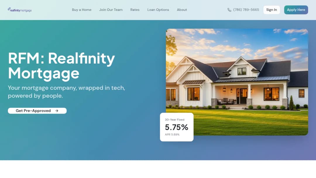 Realfinity screenshot