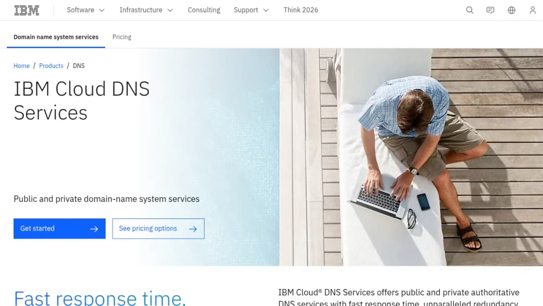 IBM DNS screenshot