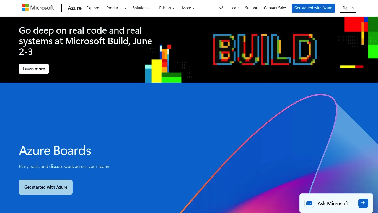 Microsoft Azure Boards screenshot