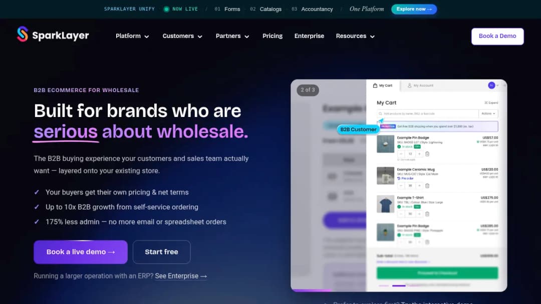 SparkLayer screenshot