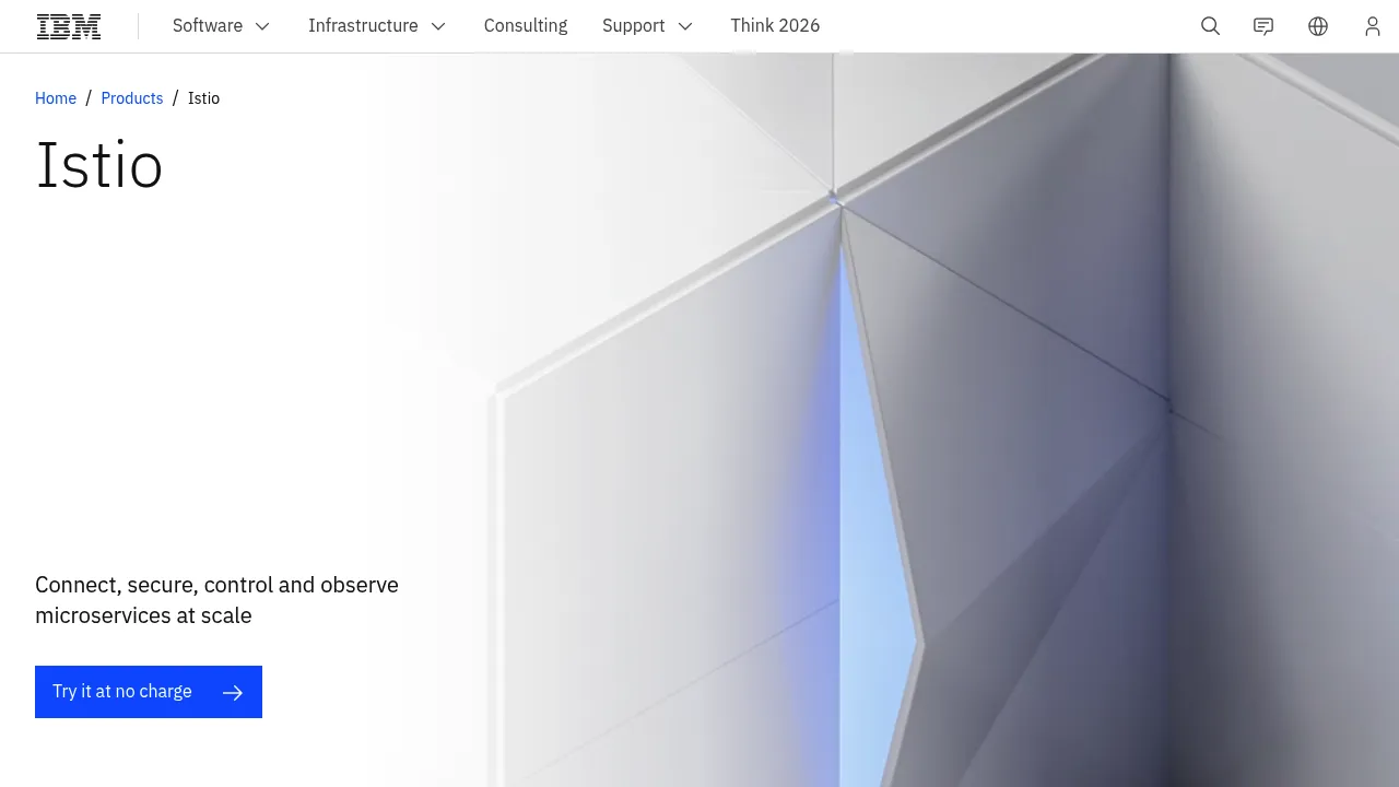 IBM Istio screenshot