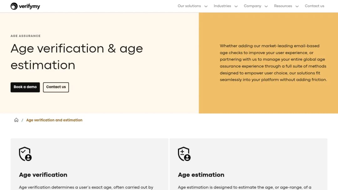 VerifyMyAge screenshot