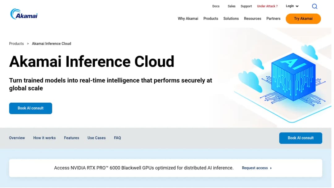 Akamai Inference Cloud screenshot