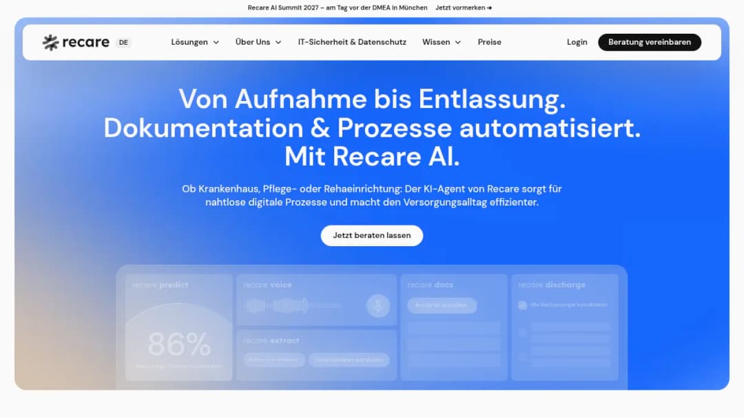 Recare screenshot