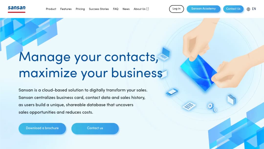 Sansan screenshot