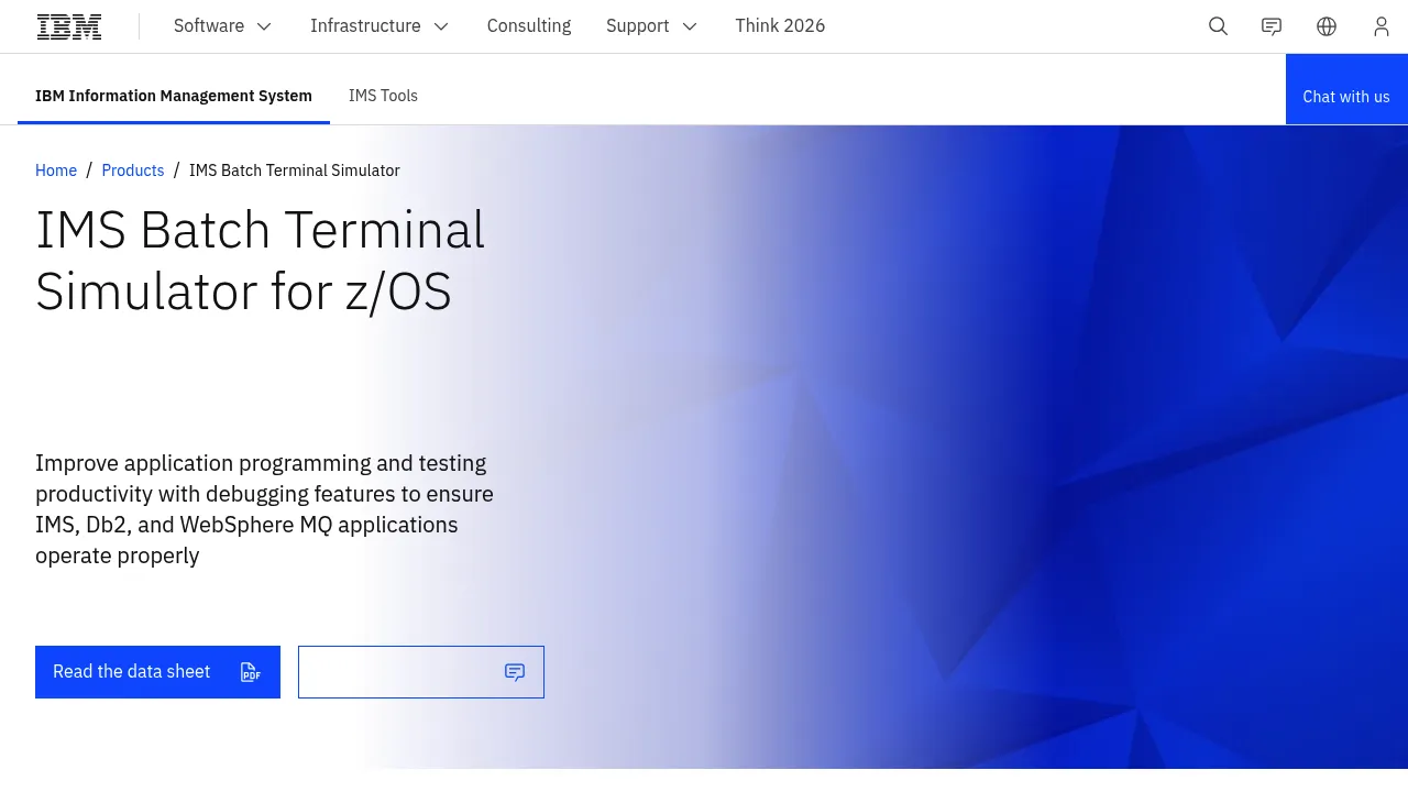 IBM Ims Batch Terminal Simulator screenshot