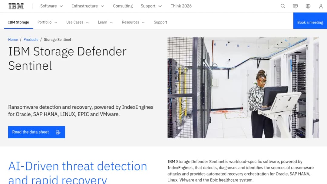 IBM Storage Sentinel screenshot