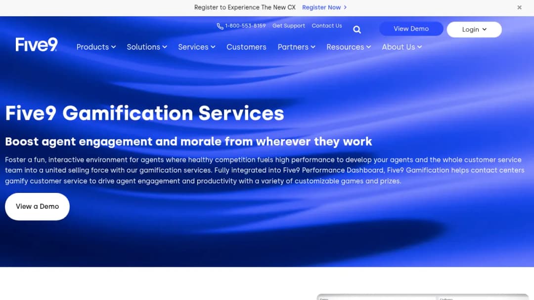 Five9 Gamification screenshot