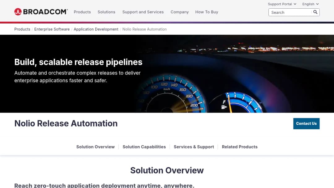 Broadcom Nolio Release Automation screenshot