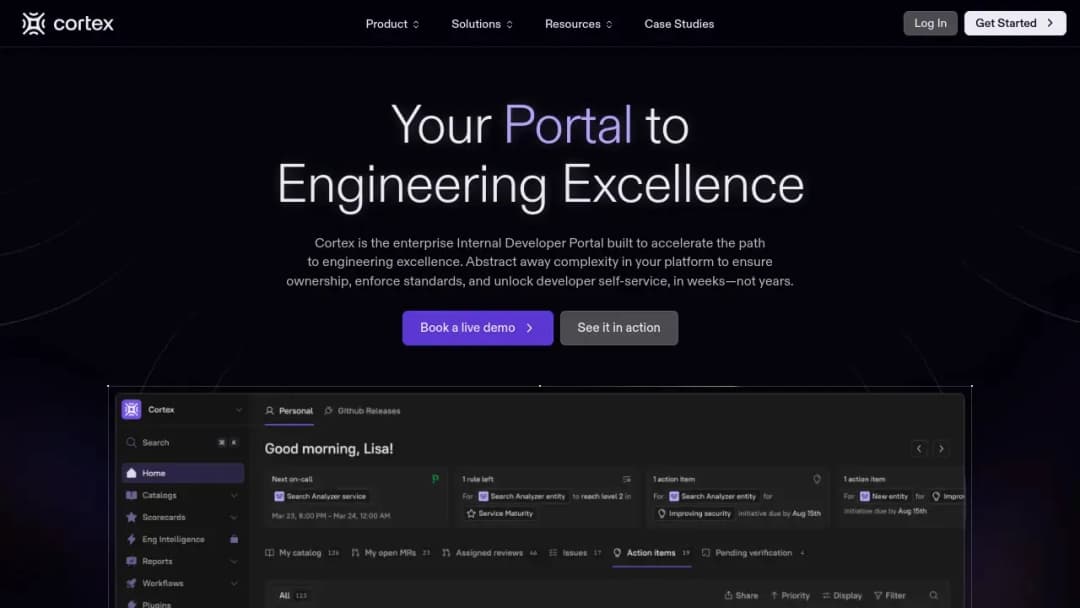 Cortex screenshot