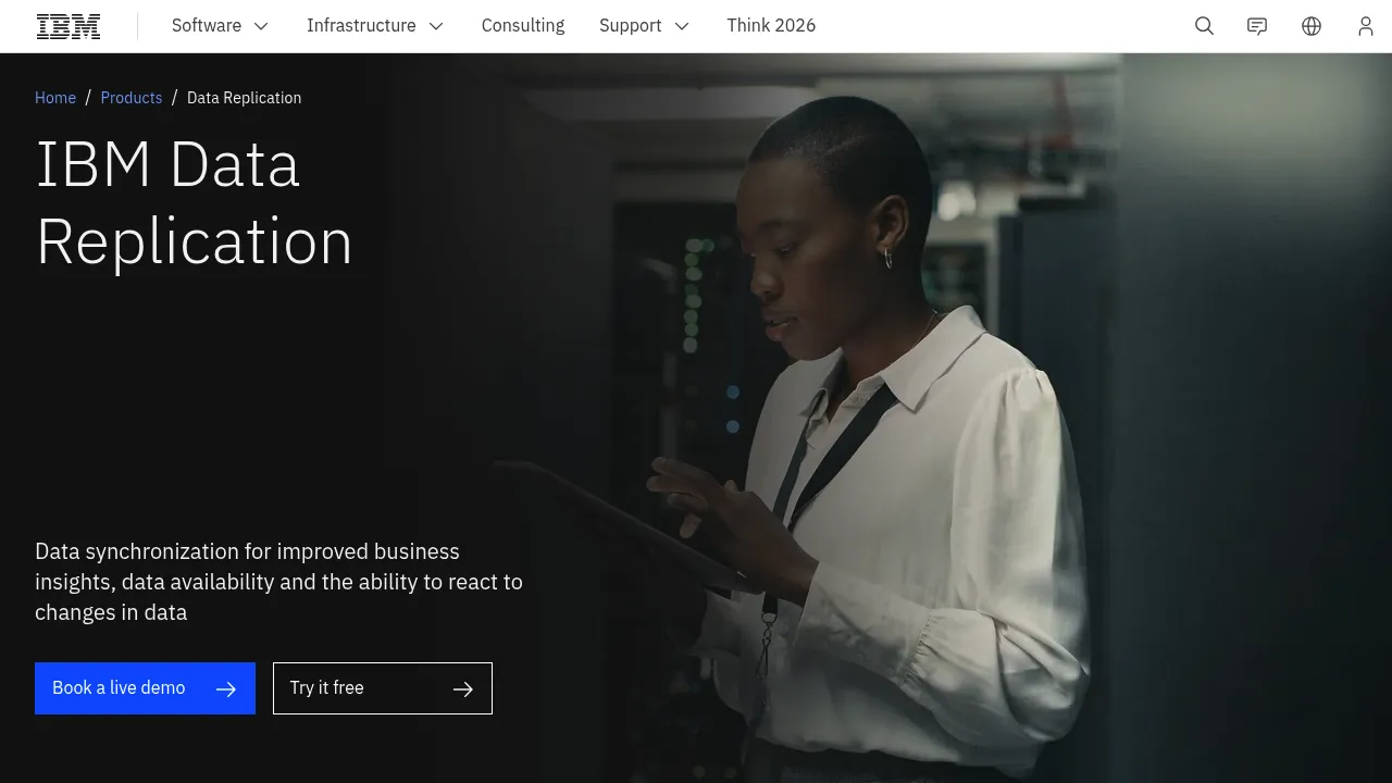 IBM Data Replication screenshot