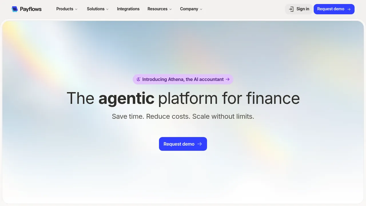 Payflows screenshot