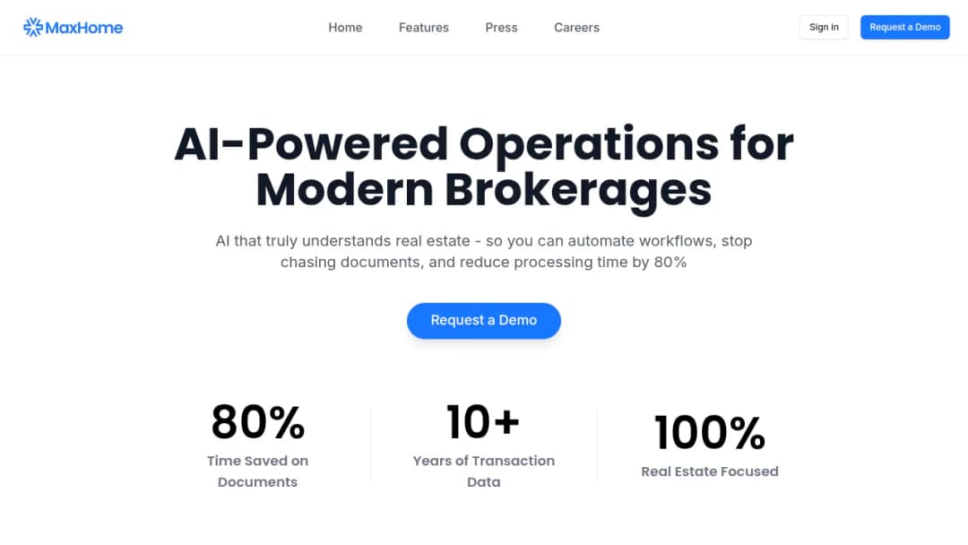 MaxHome.AI screenshot