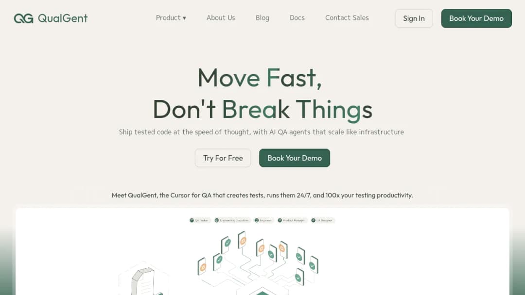 QualGent screenshot