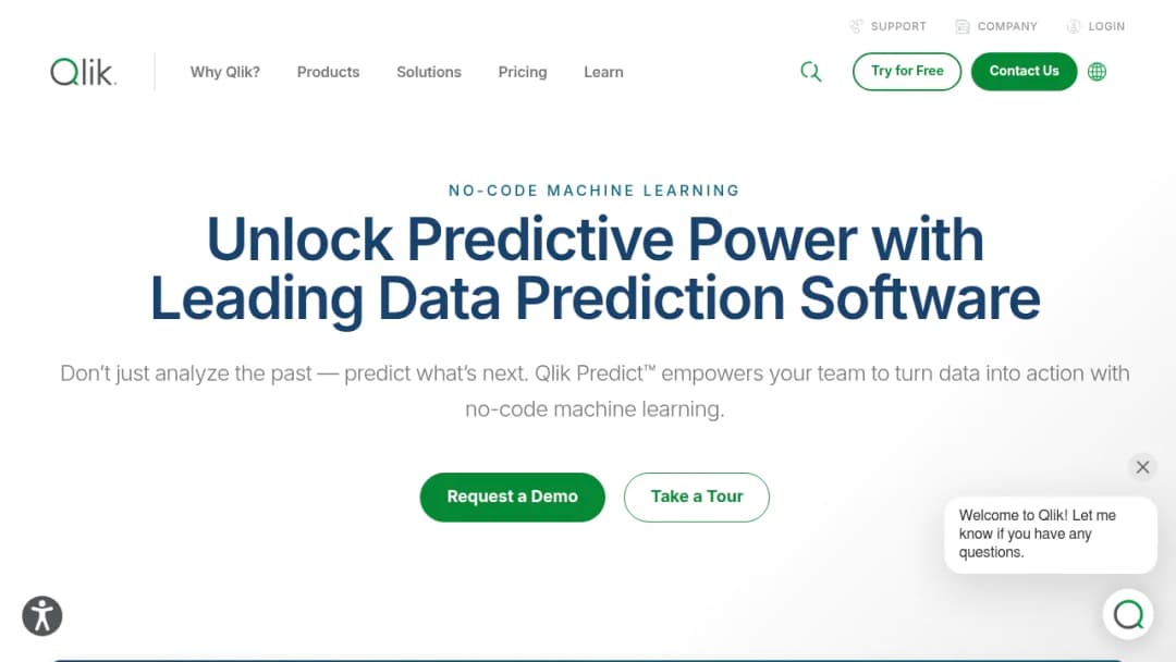 Qlik Predictive AI screenshot