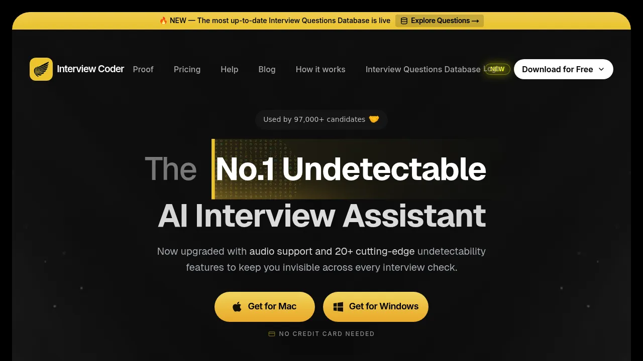 Interview Coder screenshot