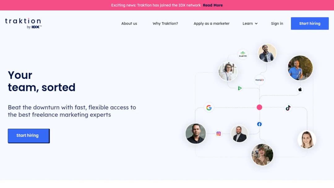 Traktion screenshot