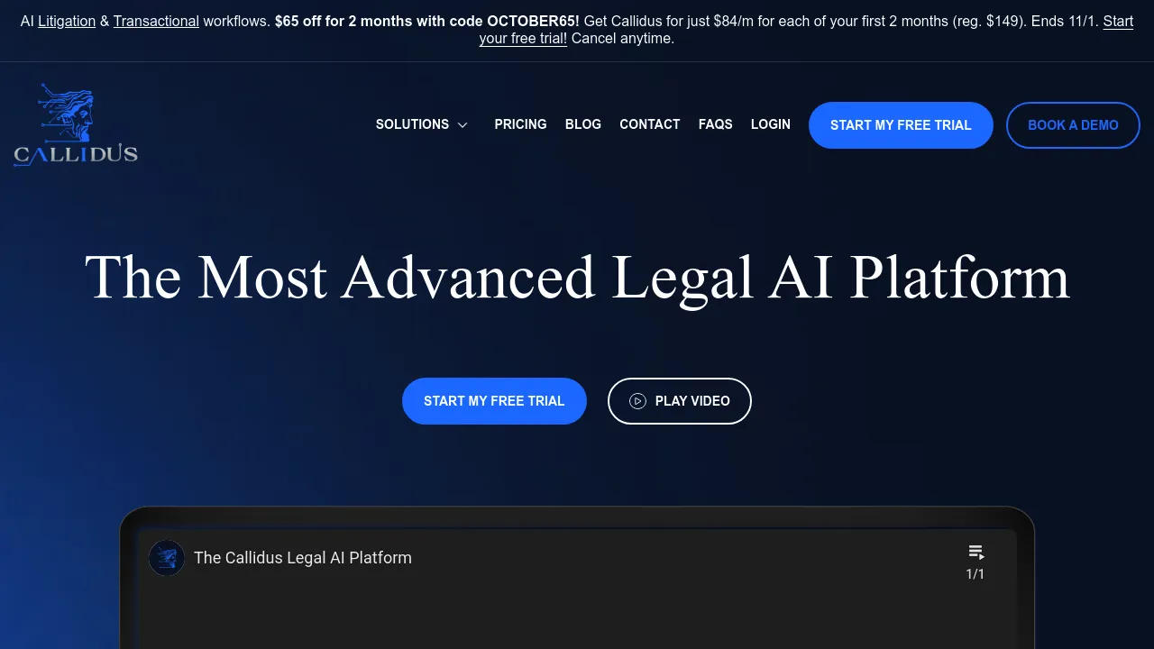 Callidus screenshot