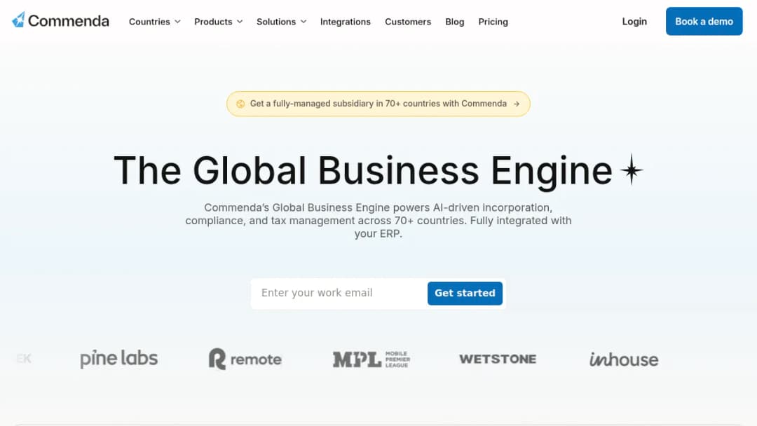 Commenda screenshot