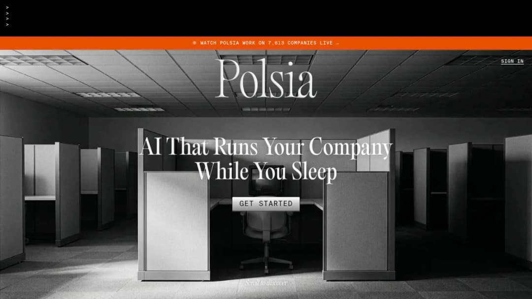 Polsia screenshot