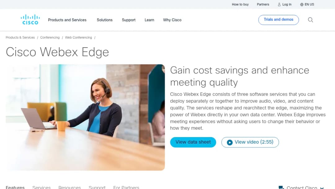 Cisco Webex Edge screenshot