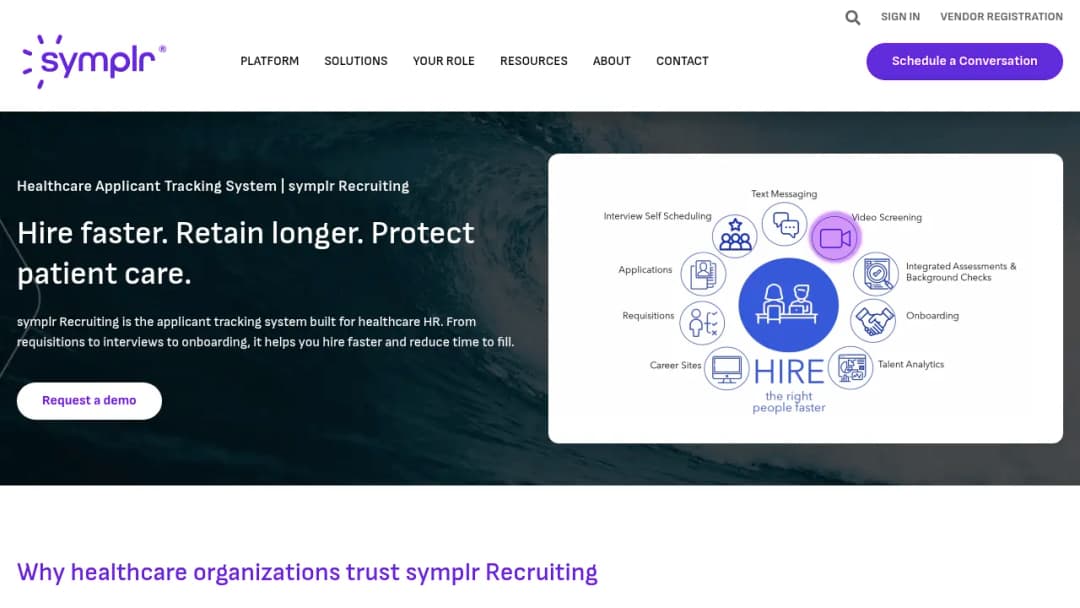 HealthcareSource screenshot
