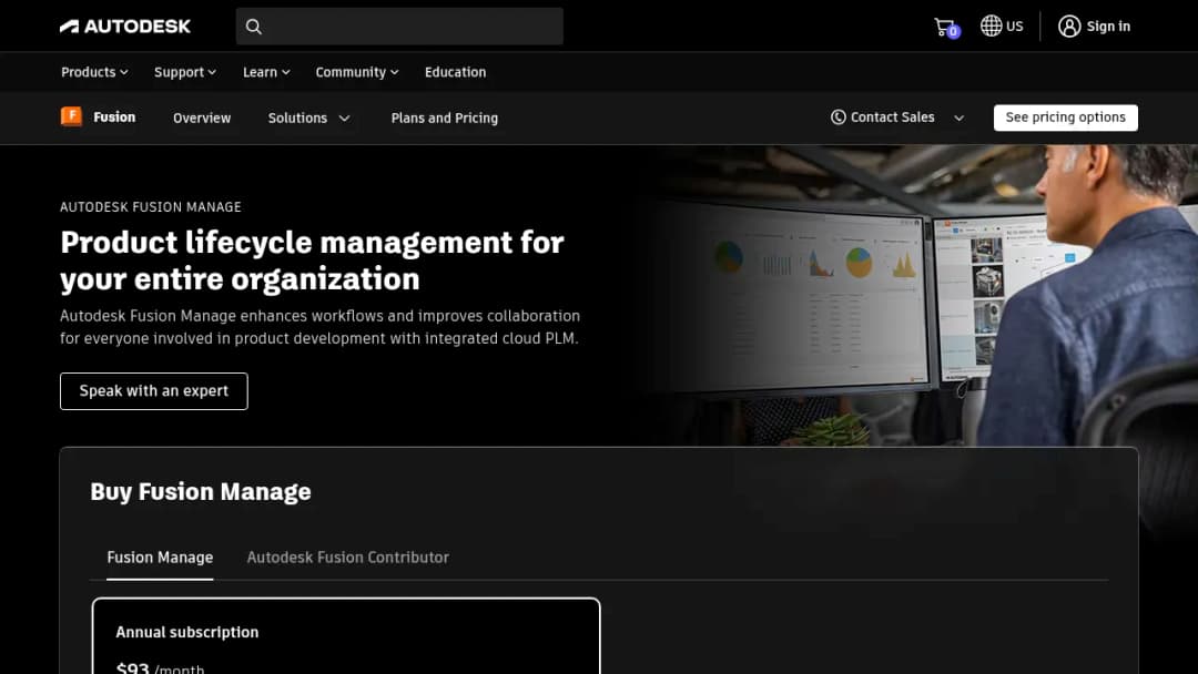 Autodesk Fusion Manage screenshot