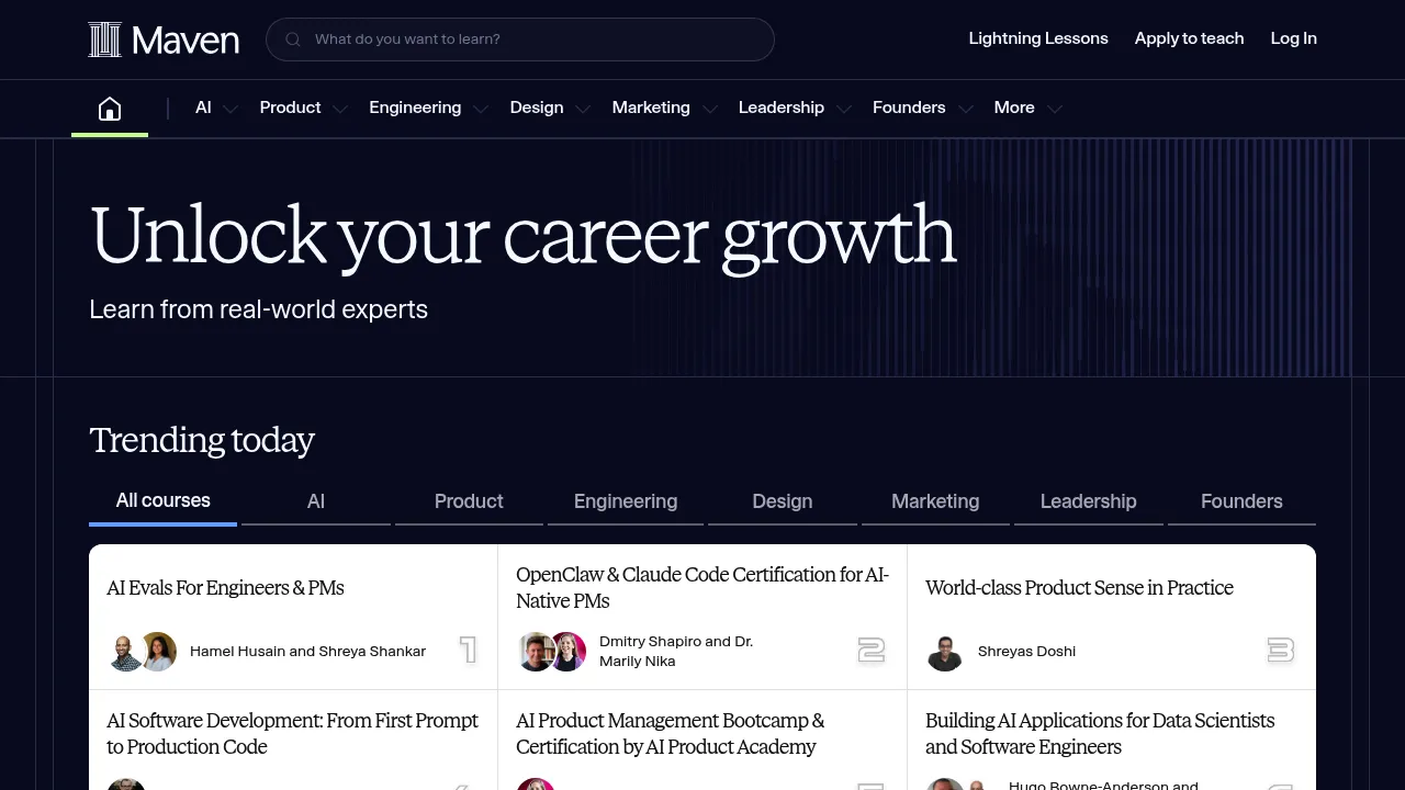 Maven screenshot