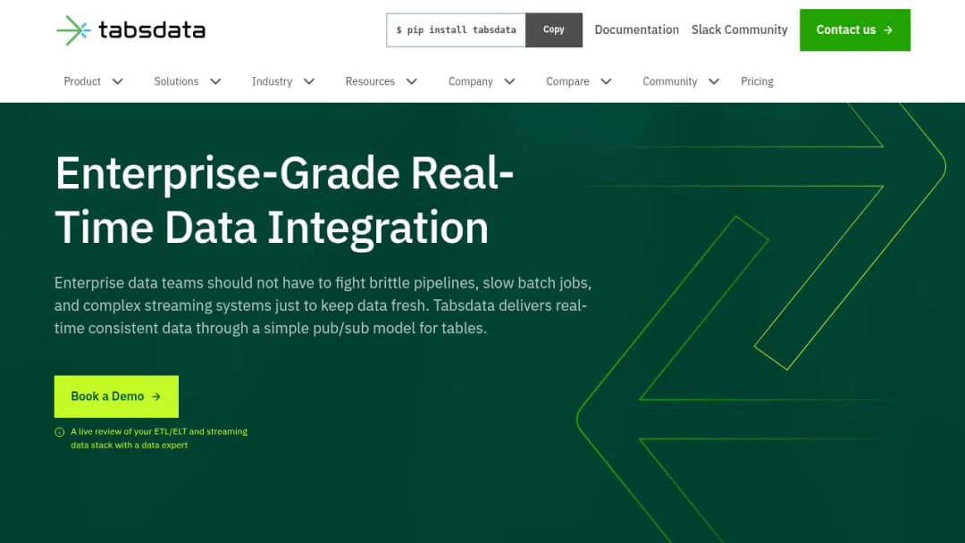 Tabsdata screenshot
