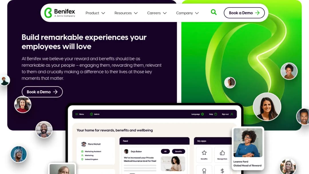 Benifex screenshot