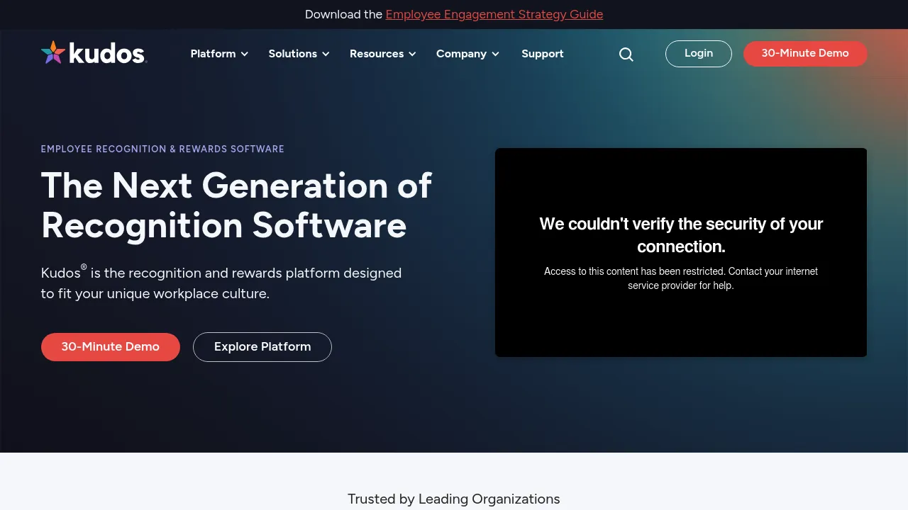Kudos screenshot