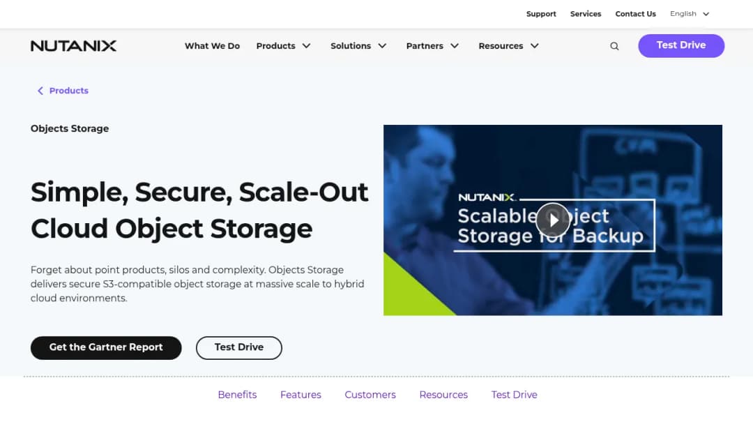 Nutanix Objects Storage screenshot