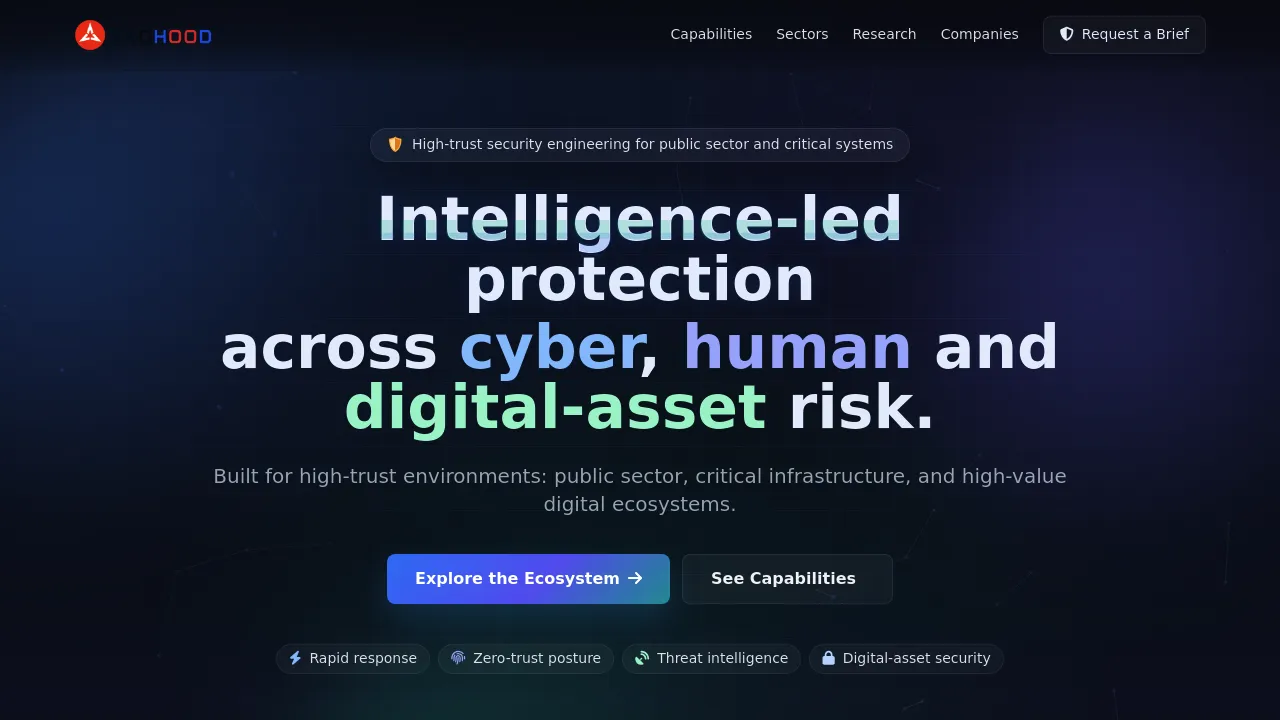 Exohood Labs screenshot