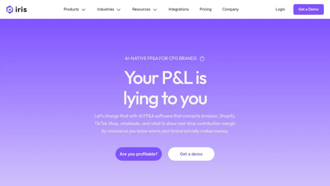 Iris Finance screenshot
