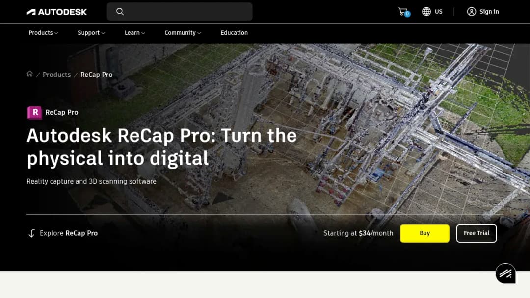 Autodesk ReCap Pro screenshot