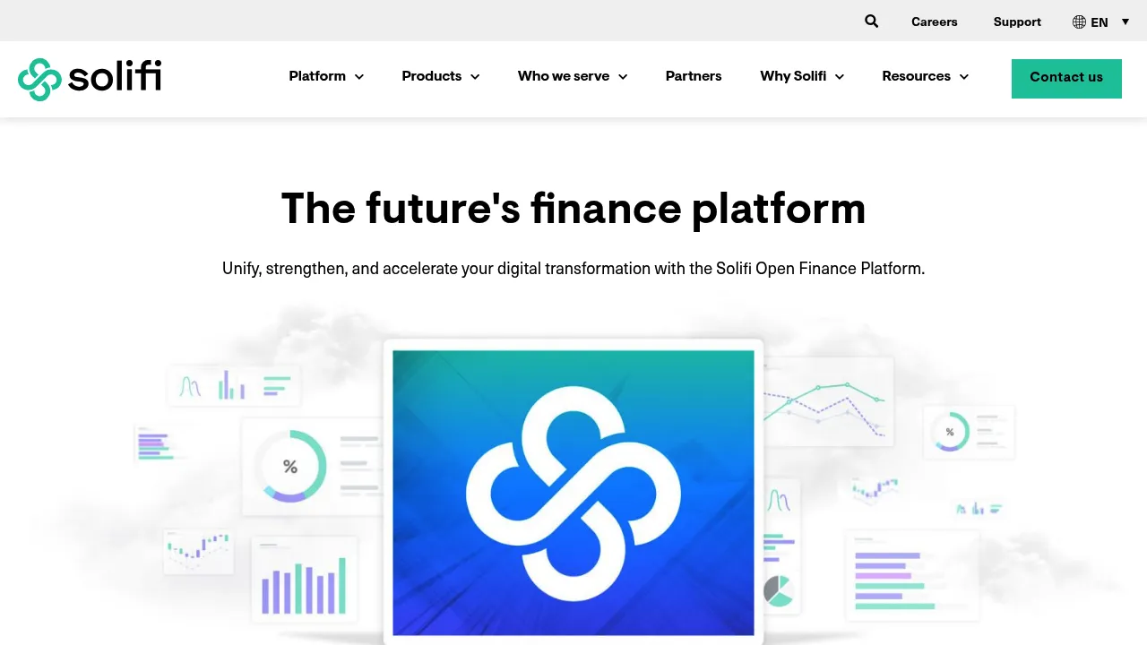 Solifi Open Finance Platform screenshot