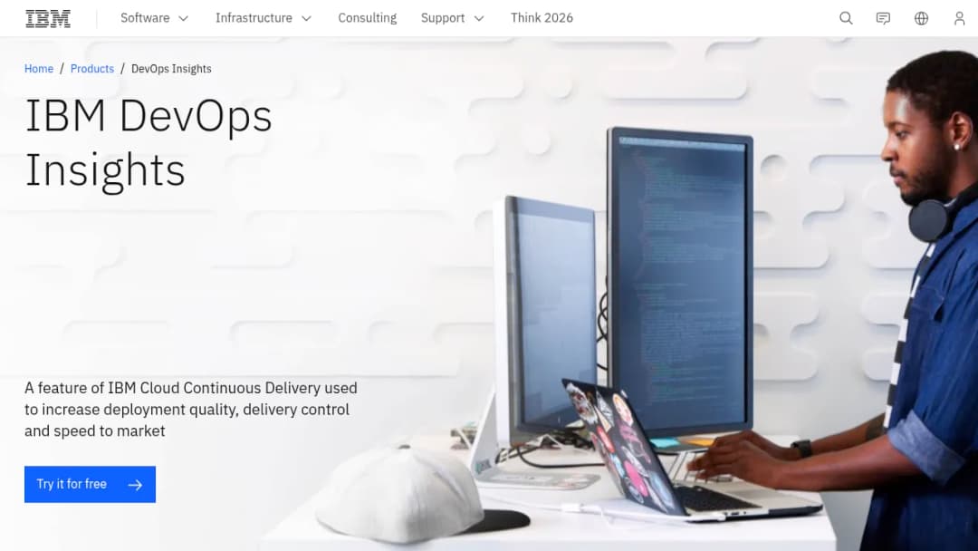 IBM Devops Insights screenshot