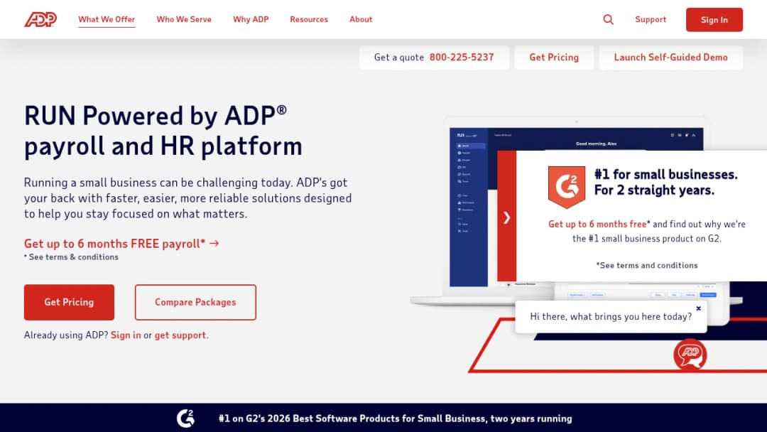 ADP RUN Powered by ADP® screenshot