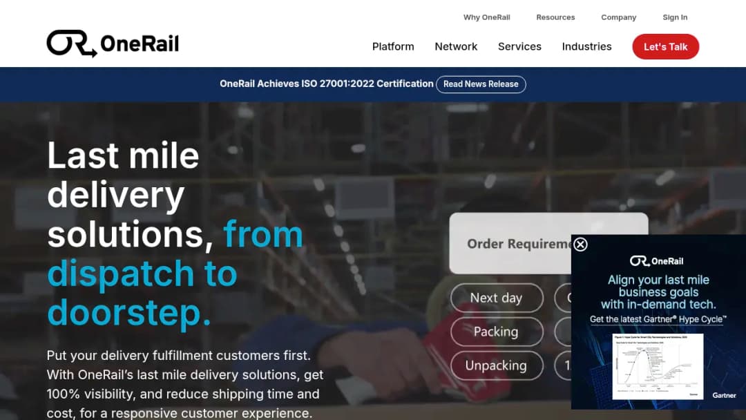 OneRail screenshot