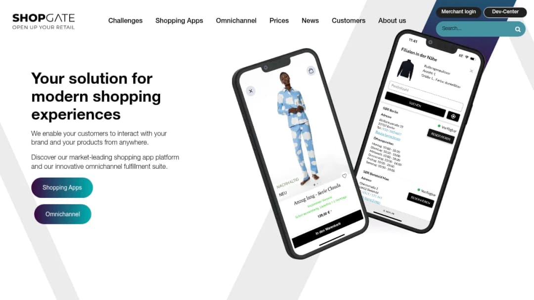 Shopgate screenshot