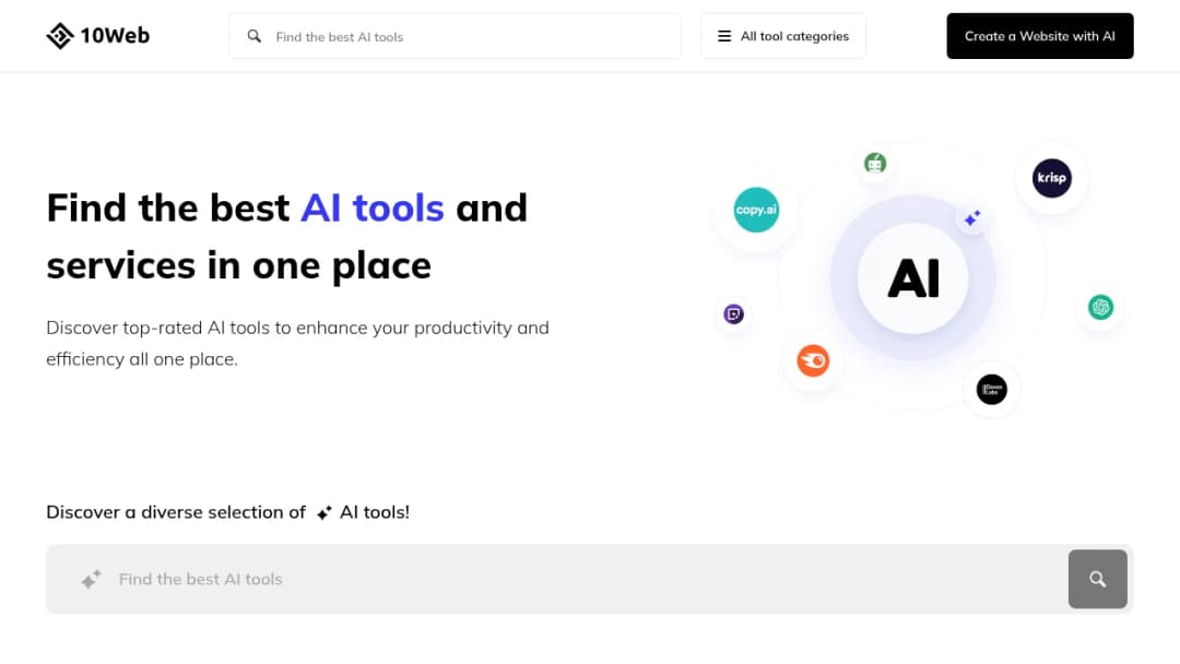 10Web screenshot